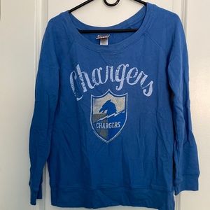 Chargers blue sweatshirt